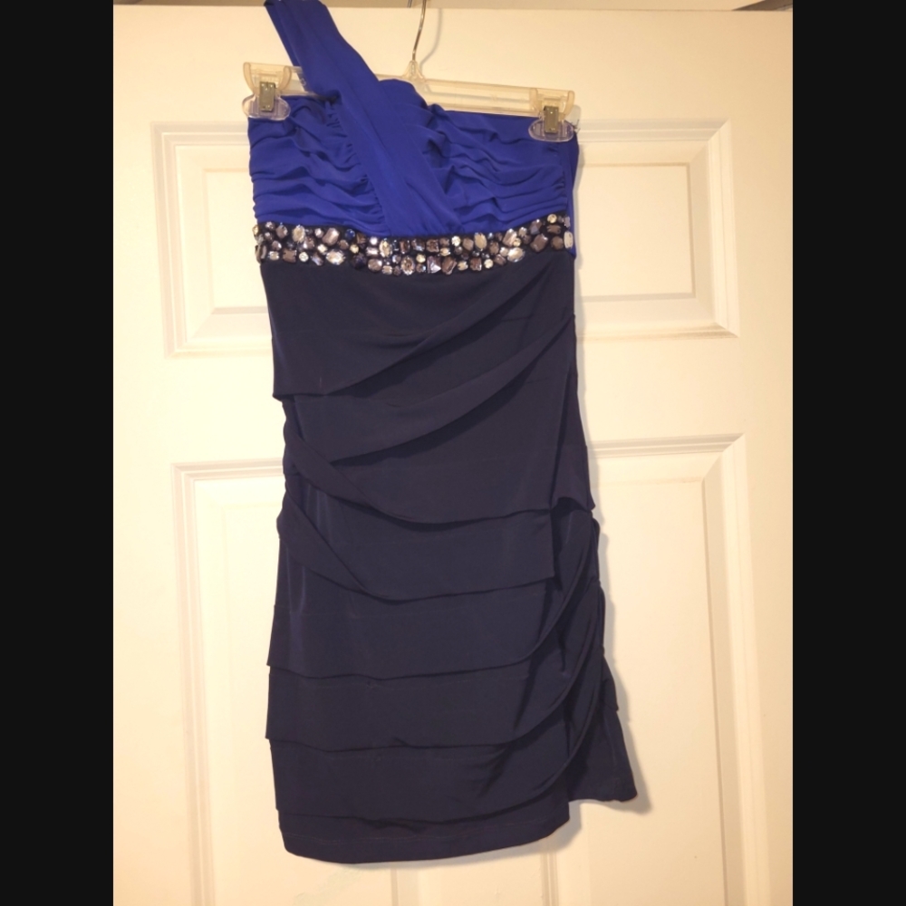 Navy & blue dress